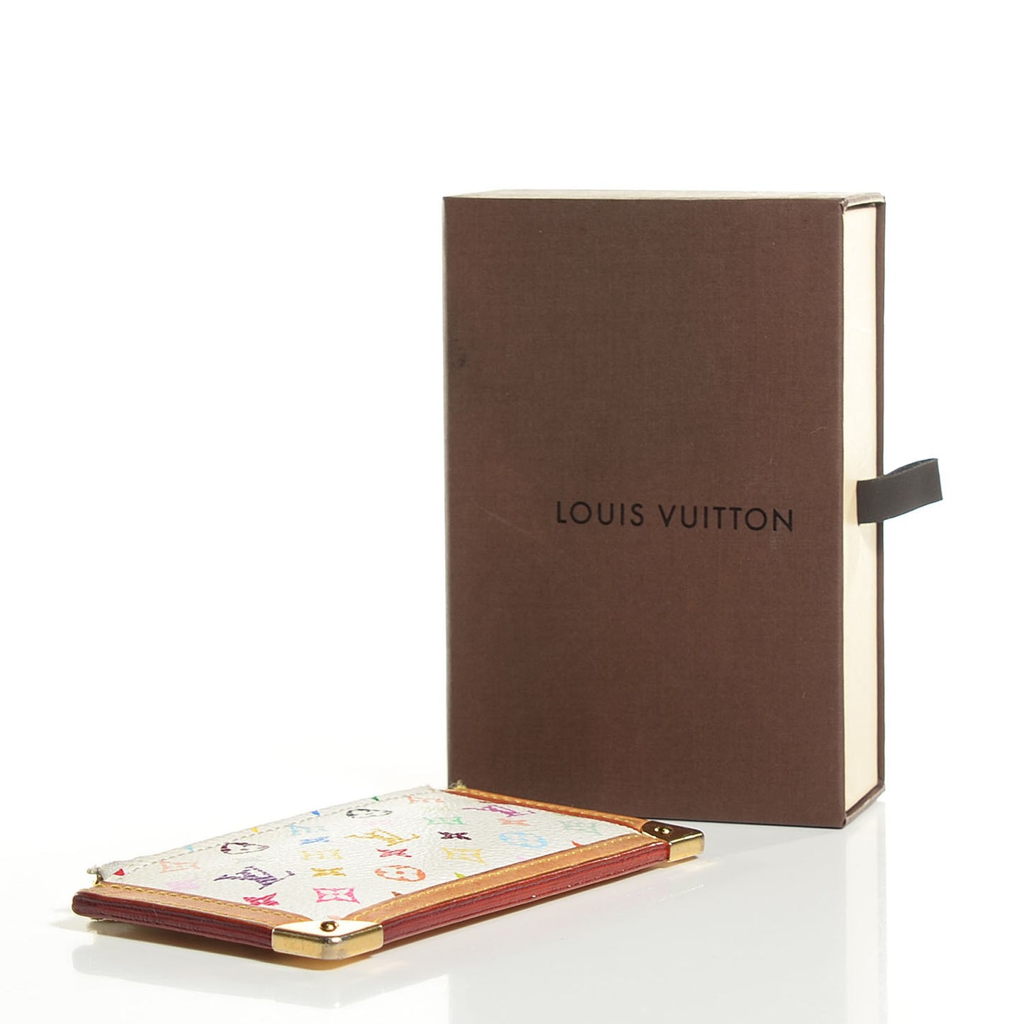 Monogram Multicolor Key Pouch White