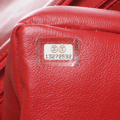 Chanel Lambskin Jumbo Single Flap Red 8 of 8