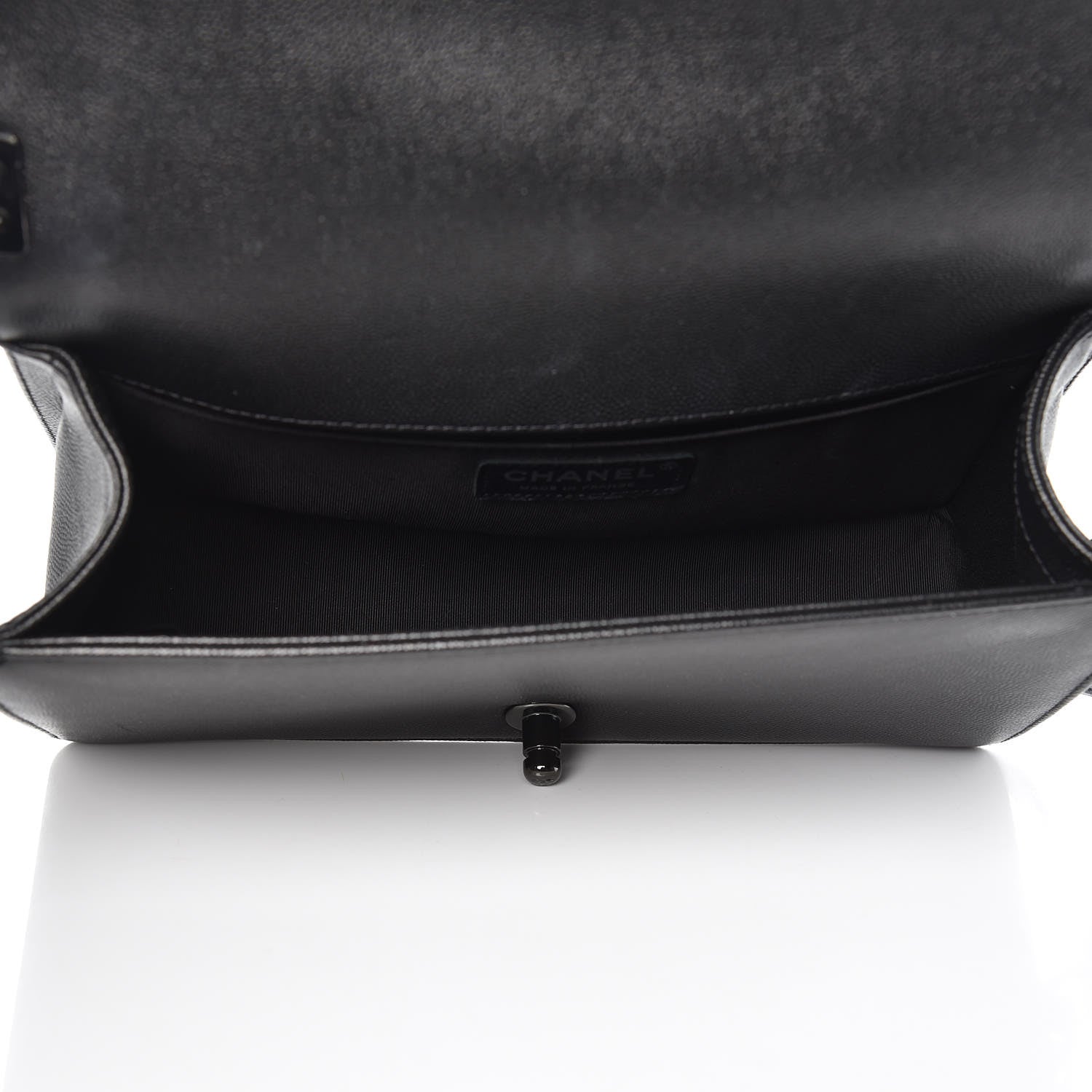 Chanel Caviar Quilted Medium Boy Flap So Black 4 of 7