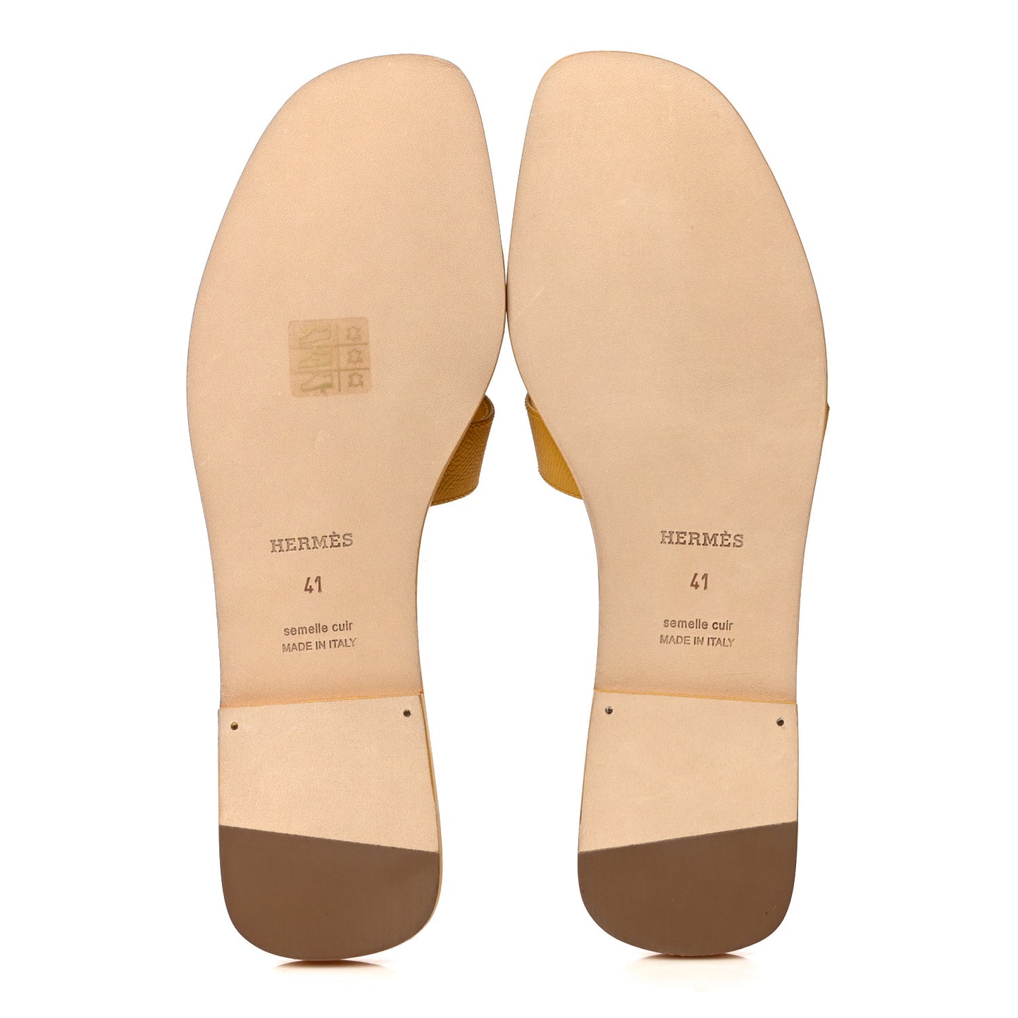 Epsom Oran Sandals 41 Jaune Sable
