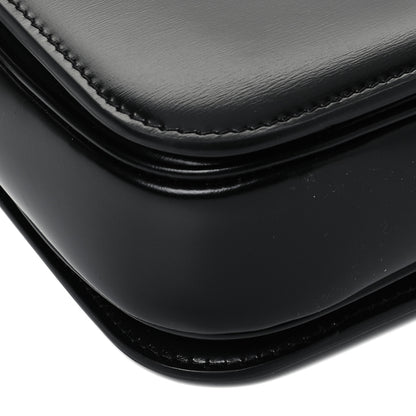 Celine Shiny Calfskin Medium Triomphe Black 7 of 8