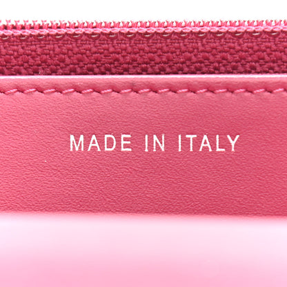 Chanel Patent Quilted Brilliant Wallet On Chain WOC Dark Pink 7 of 12