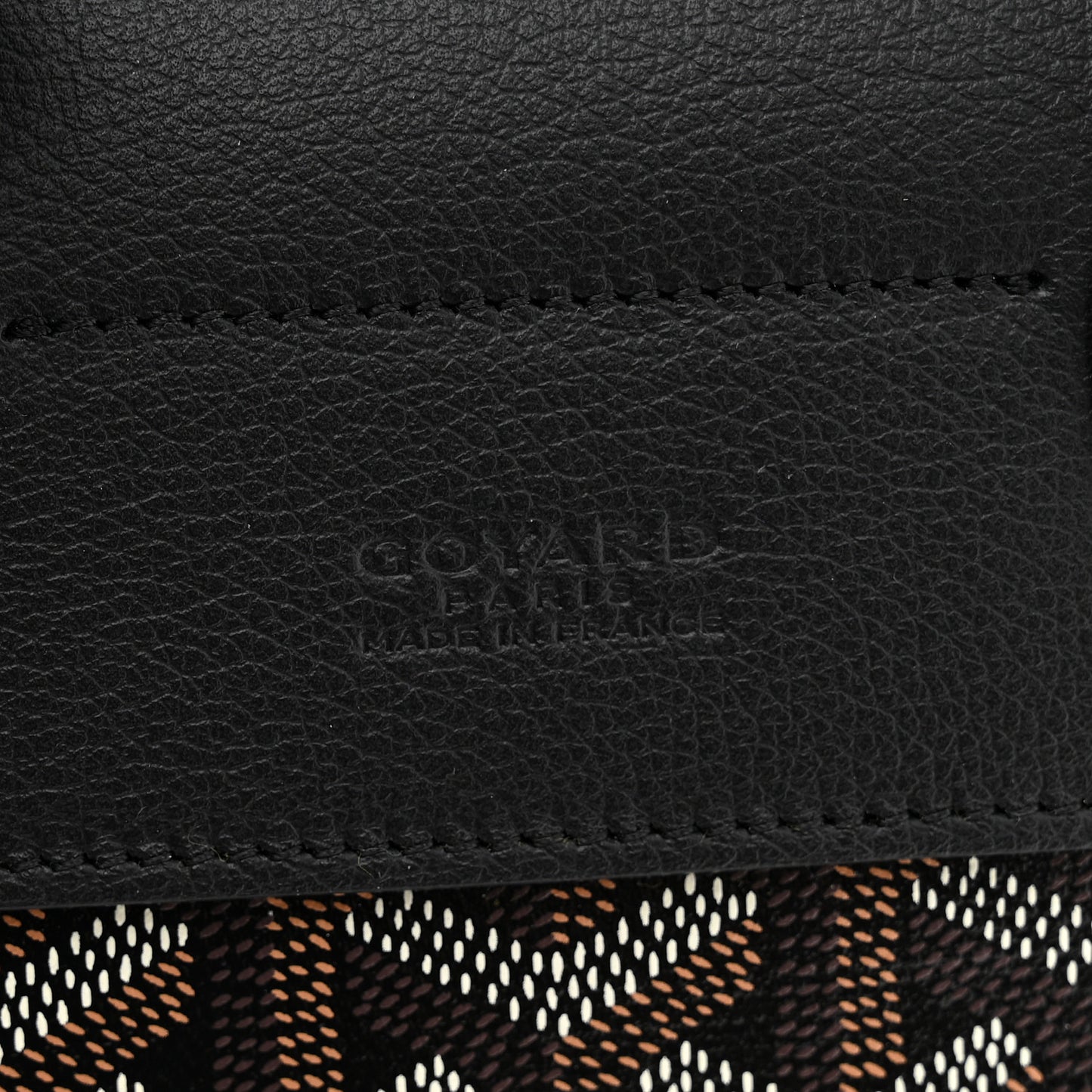 Goyardine Calfskin Mini Alpin Backpack Black
