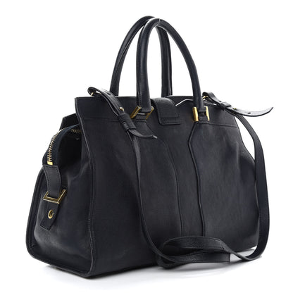 Saint Laurent Sheepskin Small Cabas ChYc Navy 3 of 9