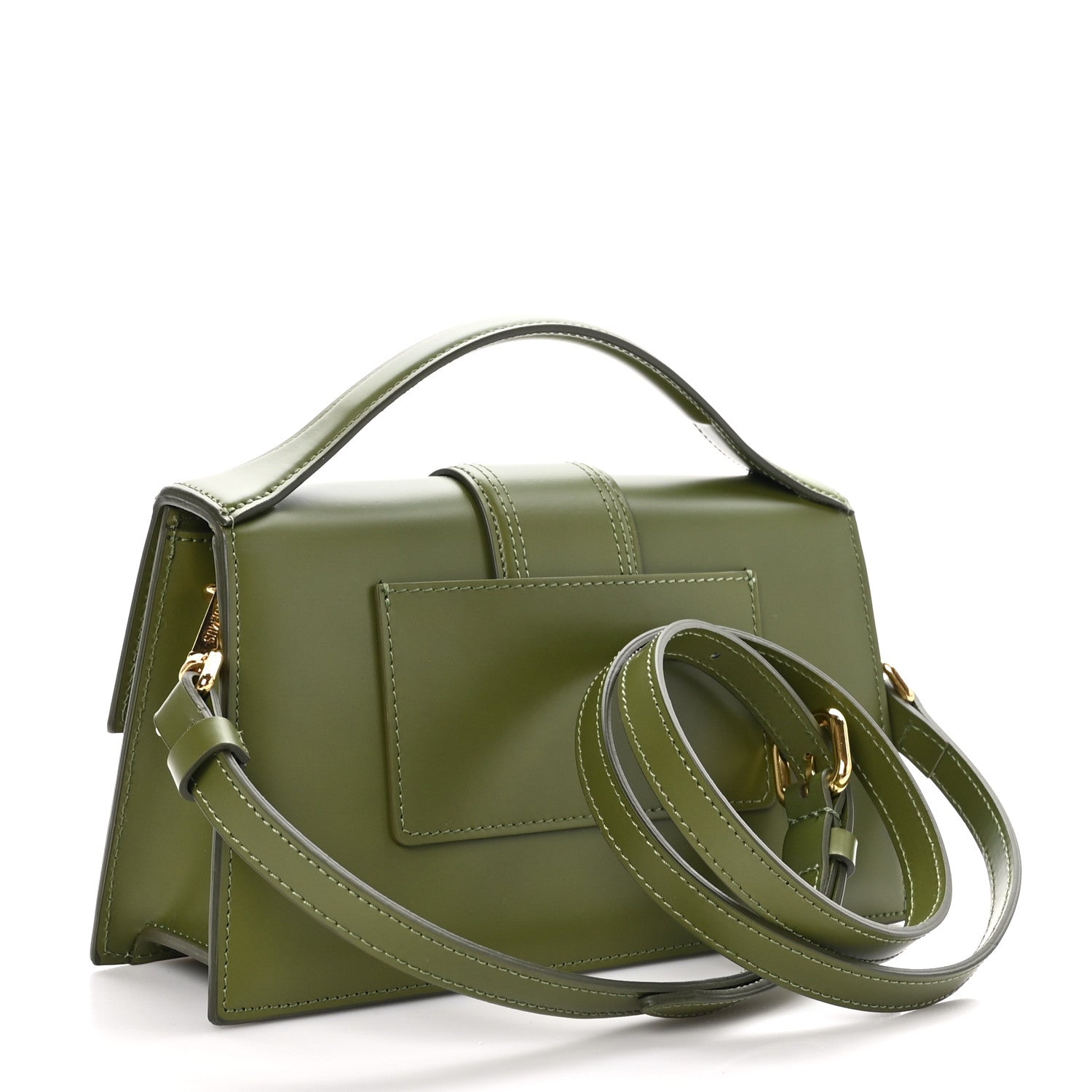 Jacquemus Smooth Calfskin Le Grand Bambino Khaki 3 of 8