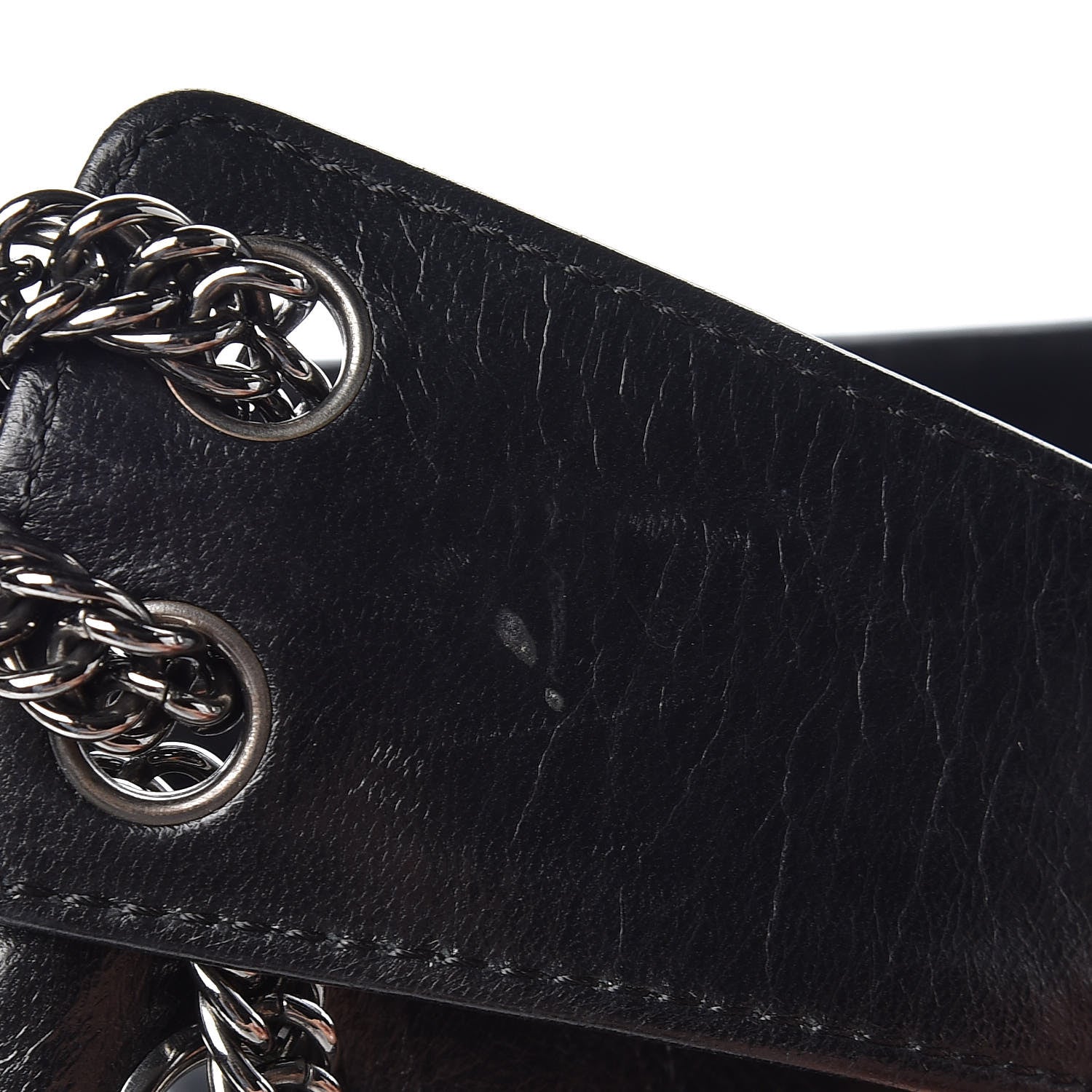 Chanel Lambskin Square Stitched Lax Accordion Shoulder Bag Black 13 of 13
