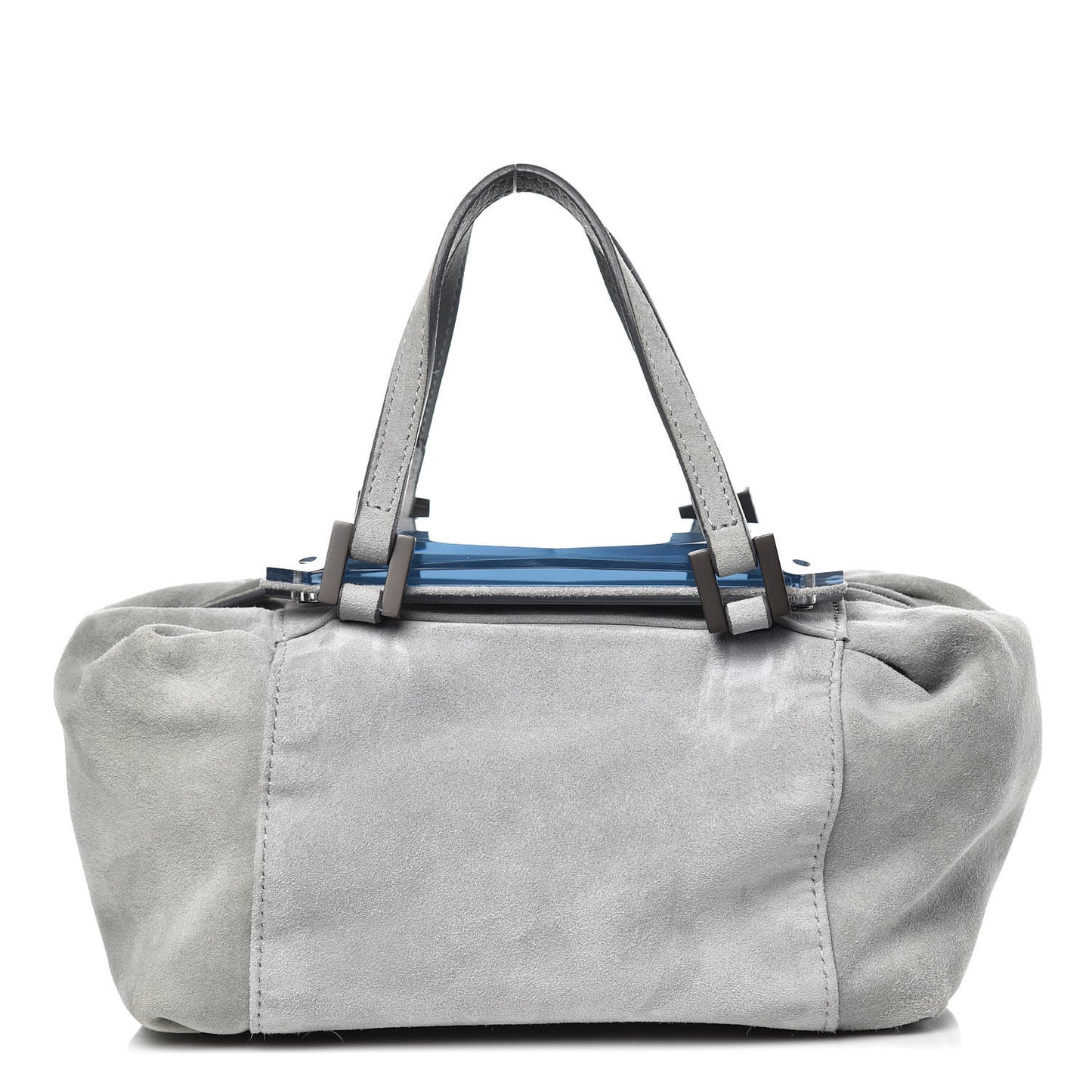 Suede To You Mirrored Mini Duffle Mint