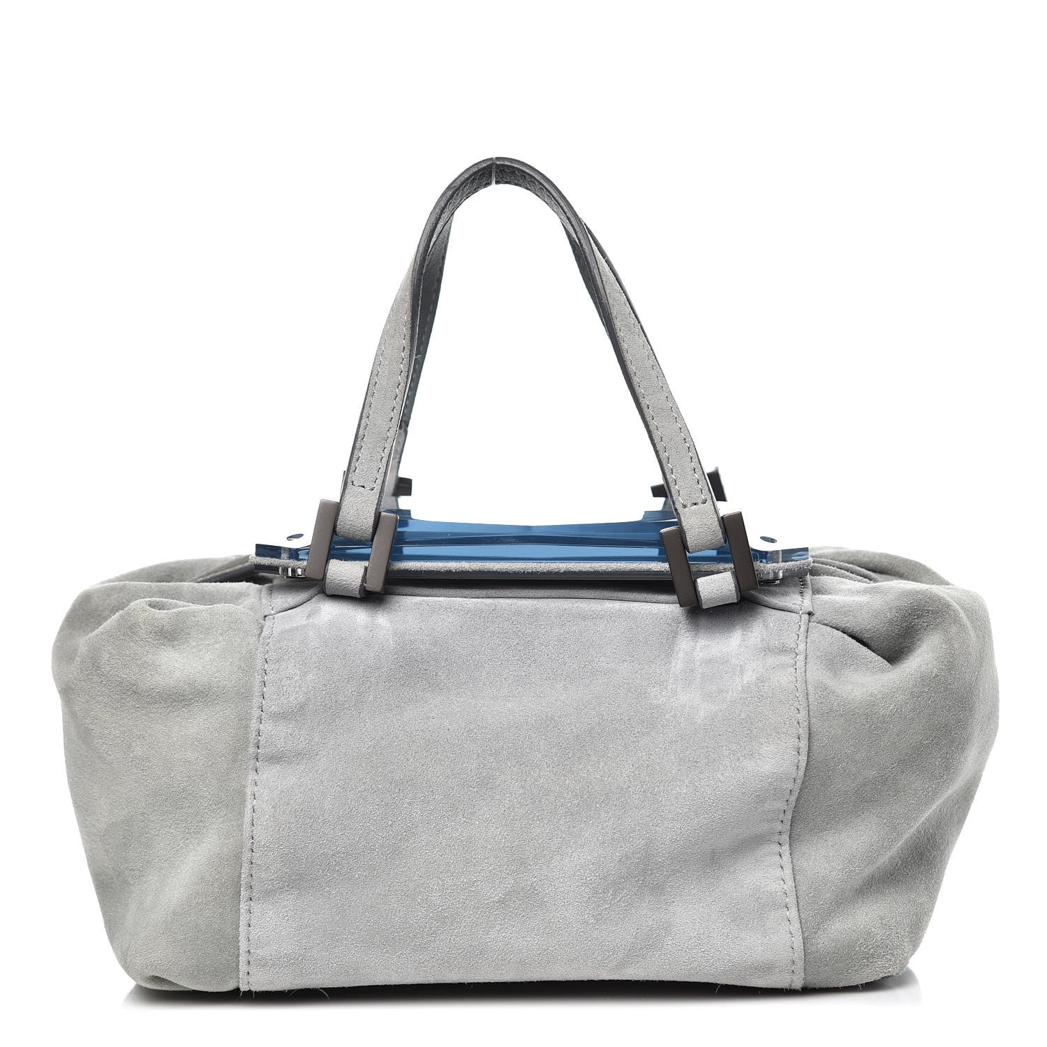 Fendi Suede To You Mirrored Mini Duffle Mint 1 of 12