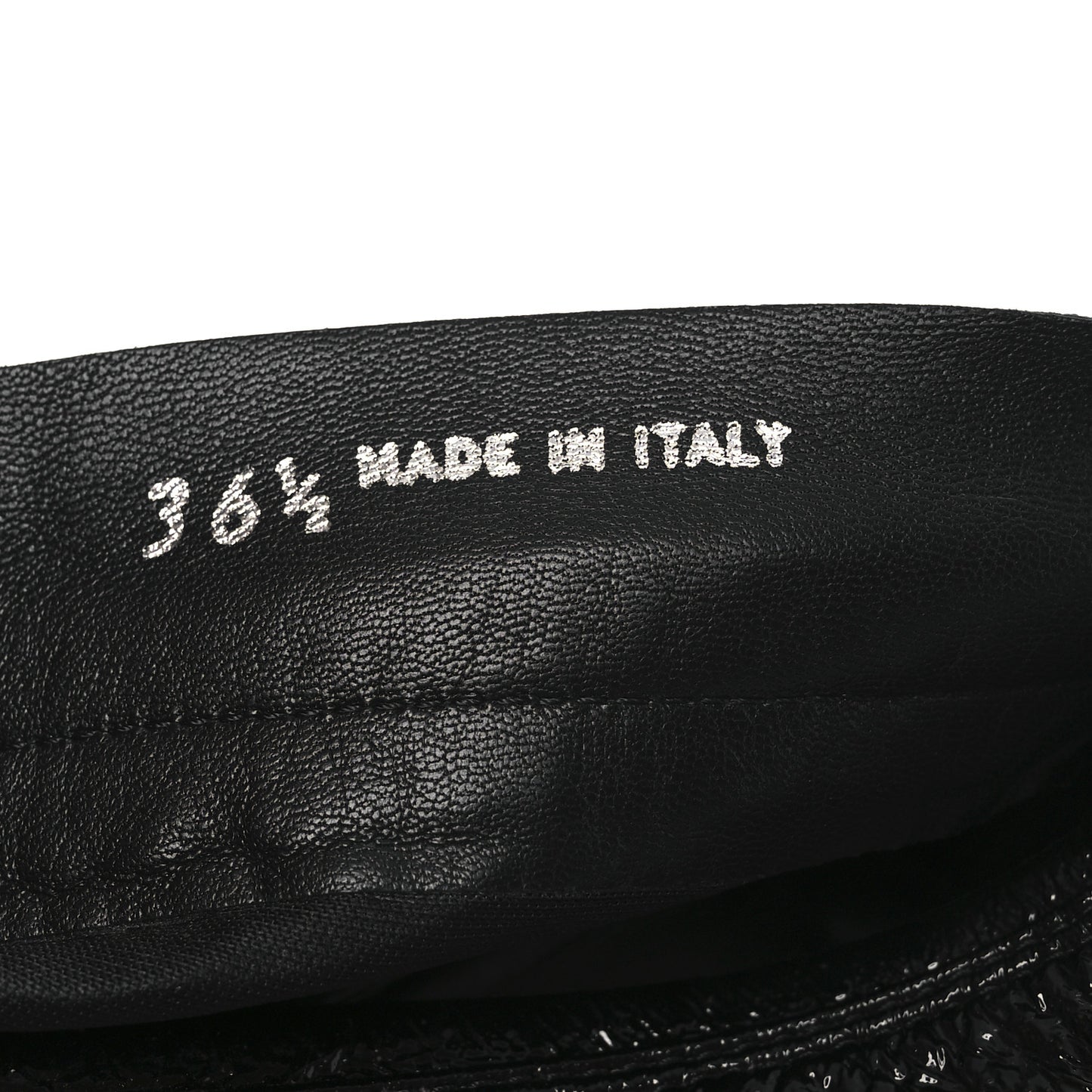 Nappa Stretch Knee High Heel Boot 36.5 Black