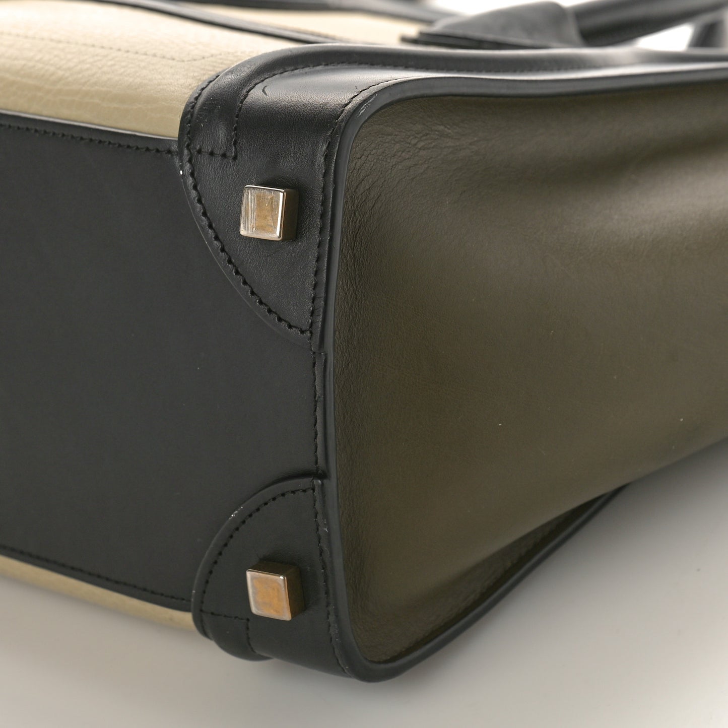 Elephant Calfskin Micro Tri-Color Luggage Chalk