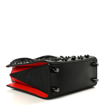 Christian Louboutin Calfskin Spikes Loubinthesky Mini Paloma Black 4 of 12