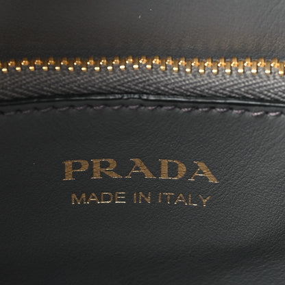 Prada Saffiano Cuir Calfskin Medium Monochrome Top Handle Tote Ardesia 6 of 8