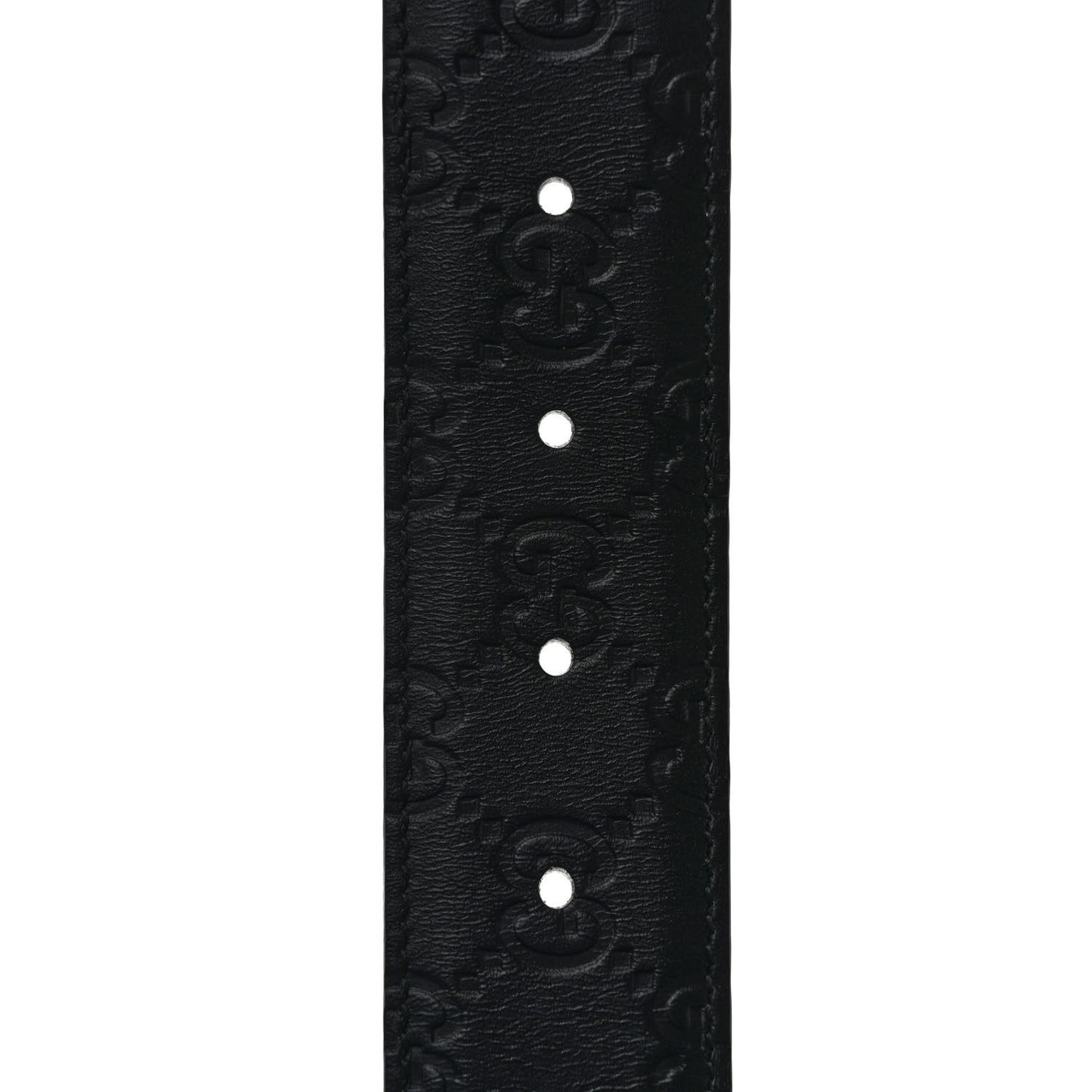 Guccissima Interlocking G 37mm Belt 80 32 Black