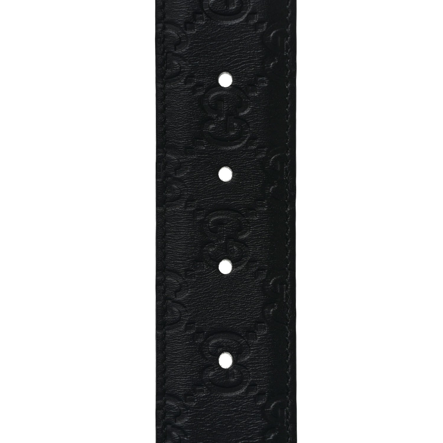 Gucci Guccissima Interlocking G 37mm Belt 80 32 Black 4 of 4