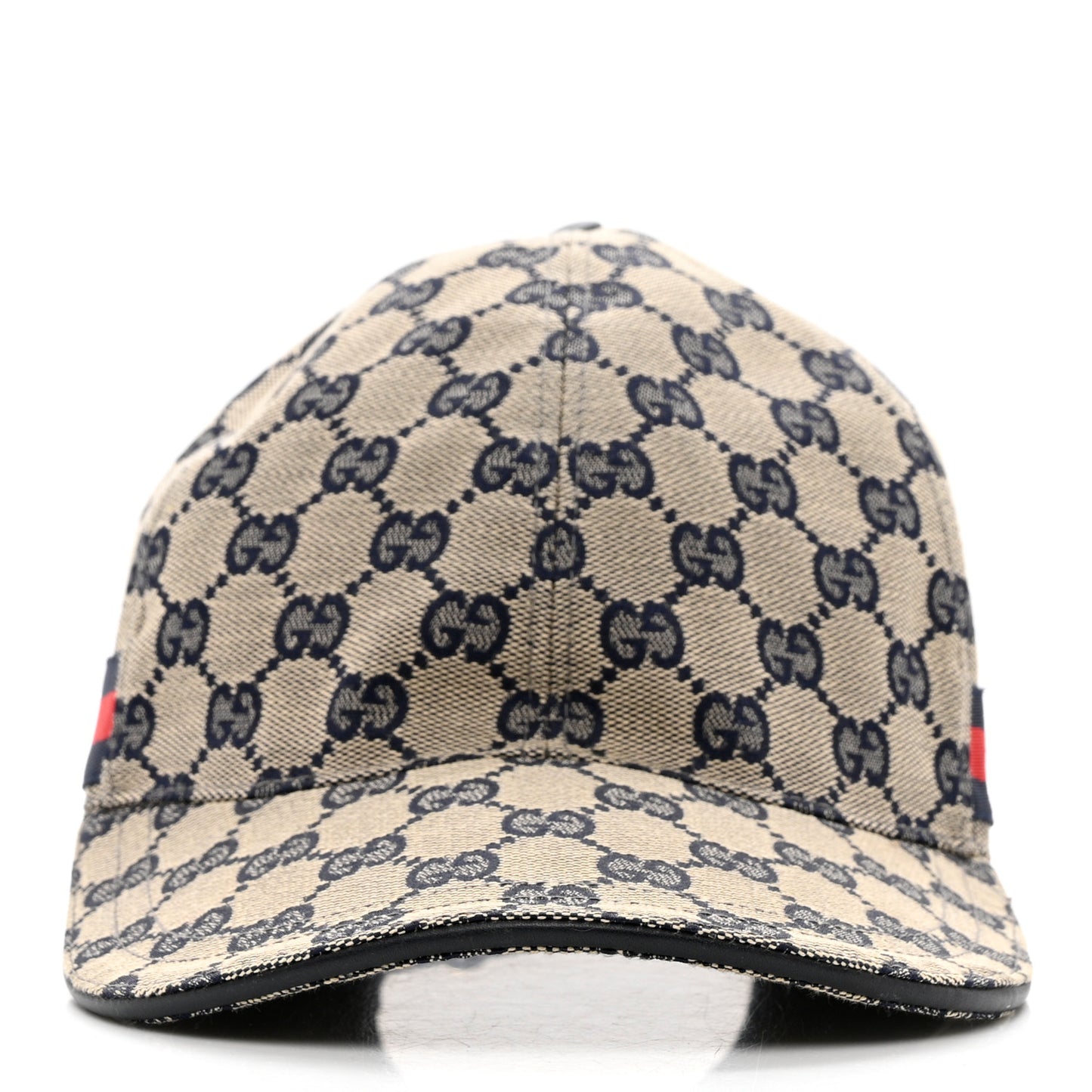 Monogram Web Baseball Hat M Beige Blue