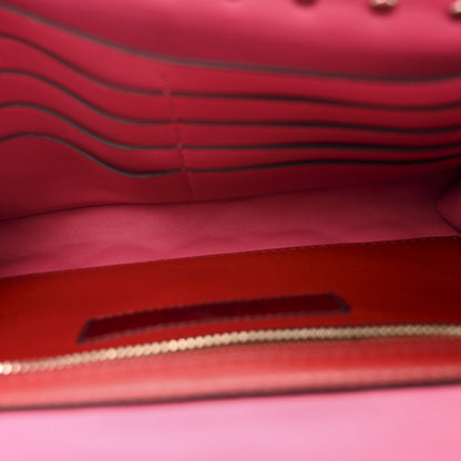 Valentino Garavani Nappa Rockstud Spike Wallet On Chain Shadow Pink 16 of 35