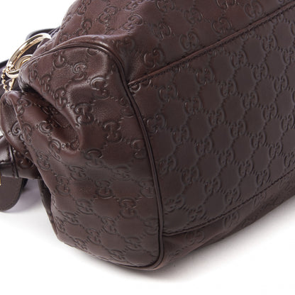Gucci Guccissima Medium Sukey Boston Chocolate 6 of 8