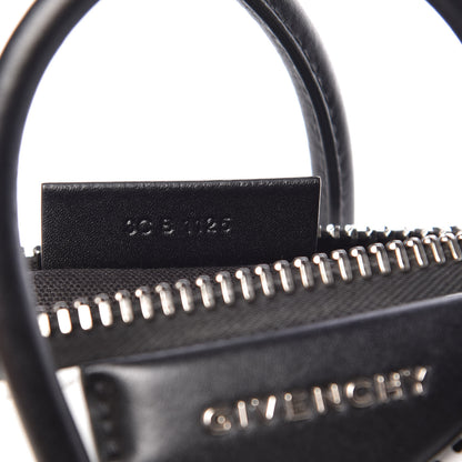 Givenchy Calfskin Brogue Mini Antigona Black White 9 of 11