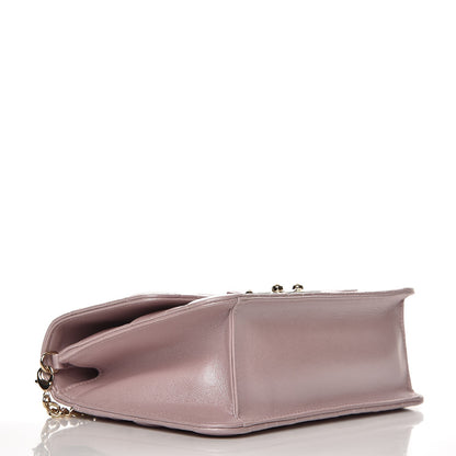 Christian Dior Metallic Lambskin Cannage Miss Dior Promenade Pouch Pink 4 of 6