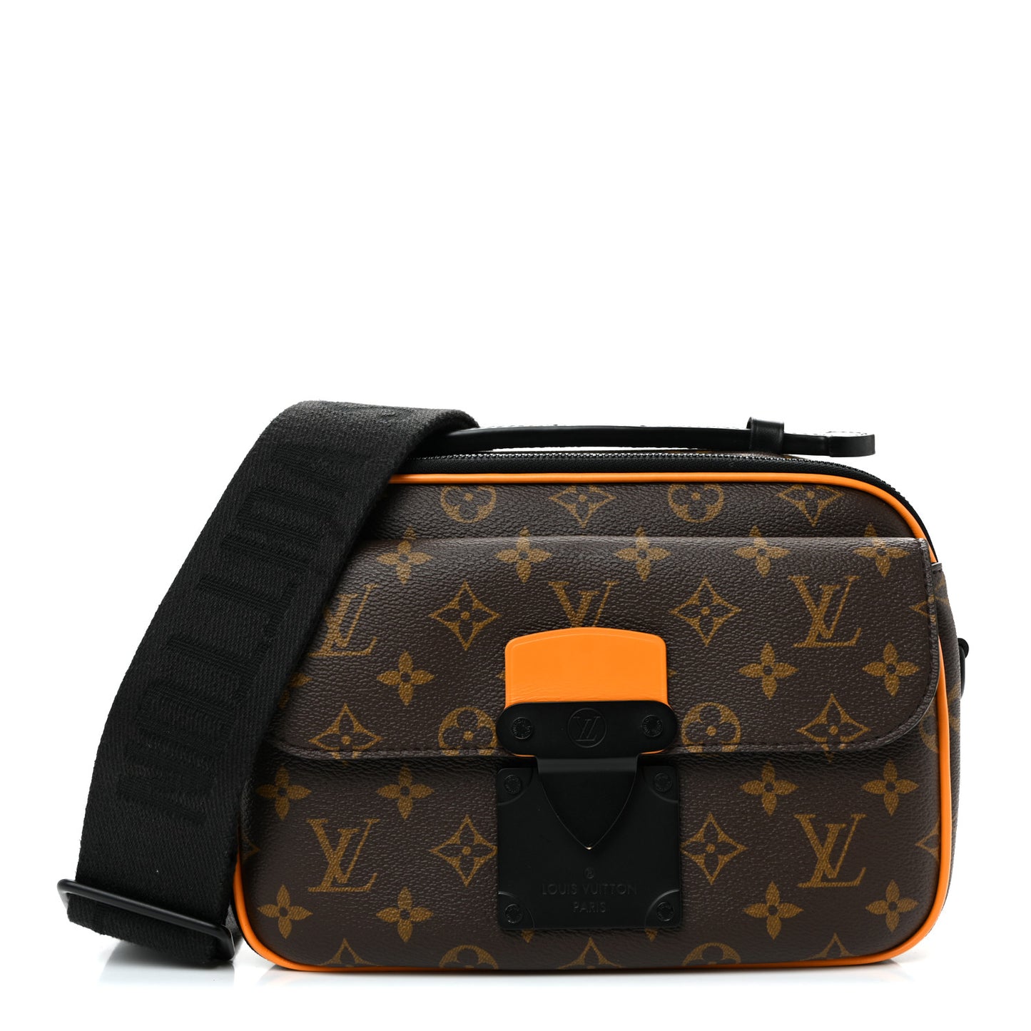 Monogram Macassar S Lock Messenger Yellow