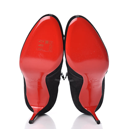 Christian Louboutin Veau Velours Arnoeud 85 Ankle Boots 38.5 Black 5 of 8