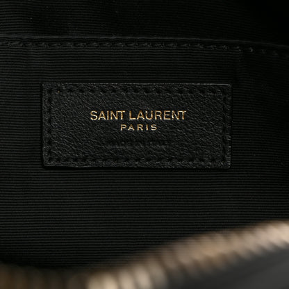 Saint Laurent Calfskin Matelasse Monogram Lou Camera Bag Greyish Brown 6 of 10