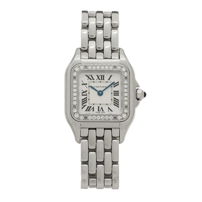 Cartier Stainless Steel Diamond 22mm Panthere Quartz Watch 1 of 5