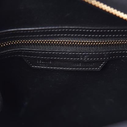 Celine Smooth Calfskin Multicolor Double Stitching Micro Luggage Black 8 of 10