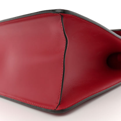 Gucci Calfskin Medium Sylvie Top Handle Bag Hibiscus Red 10 of 14