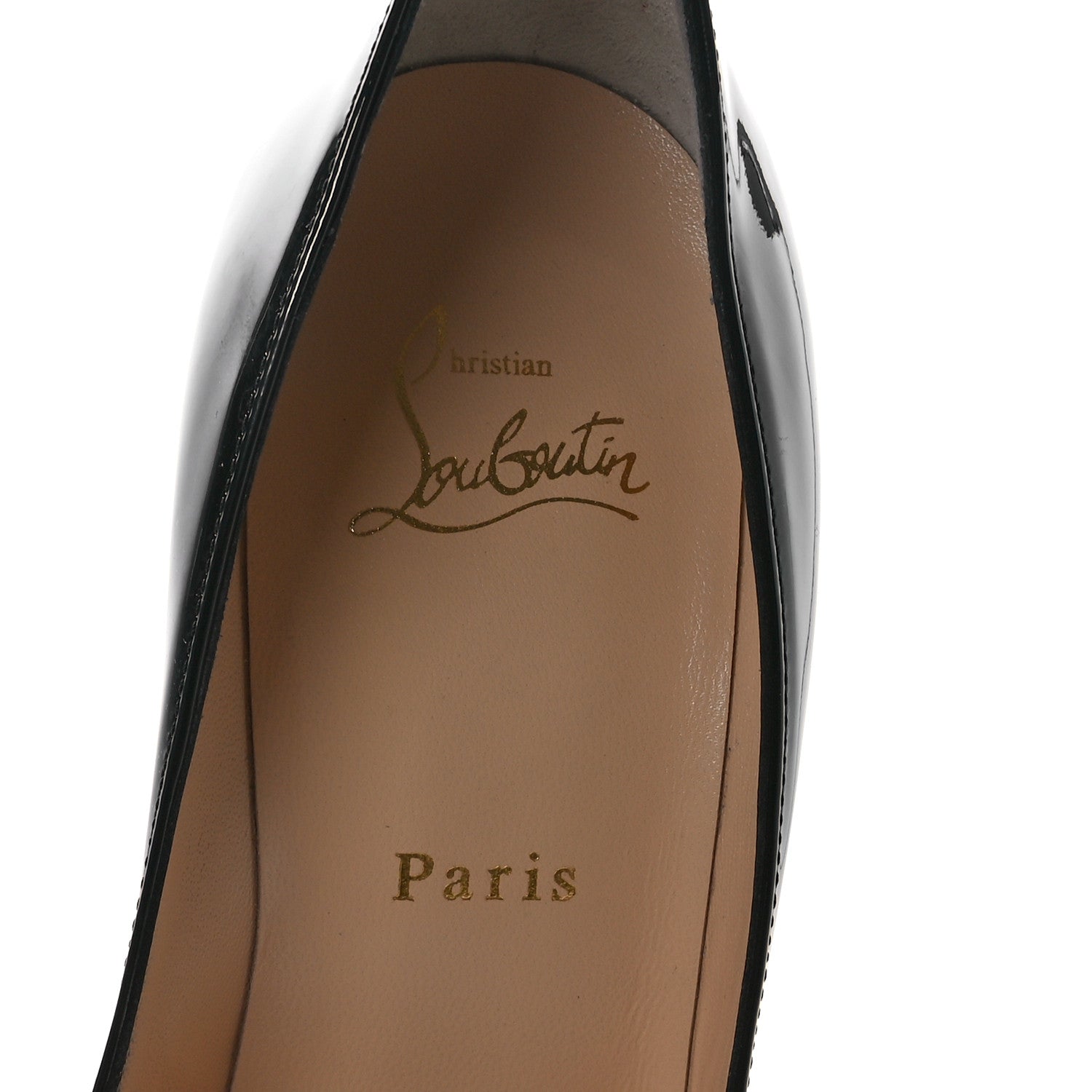 Christian Louboutin Patent Pigalle Follies 100 Pumps 37 Black 7 of 10