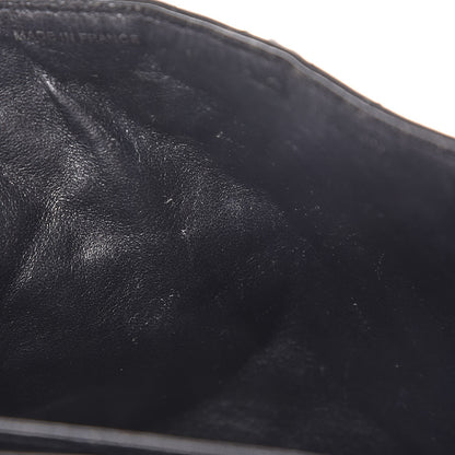 Chanel Lambskin Quilted Bekko Jumbo Single Flap Black 12 of 30