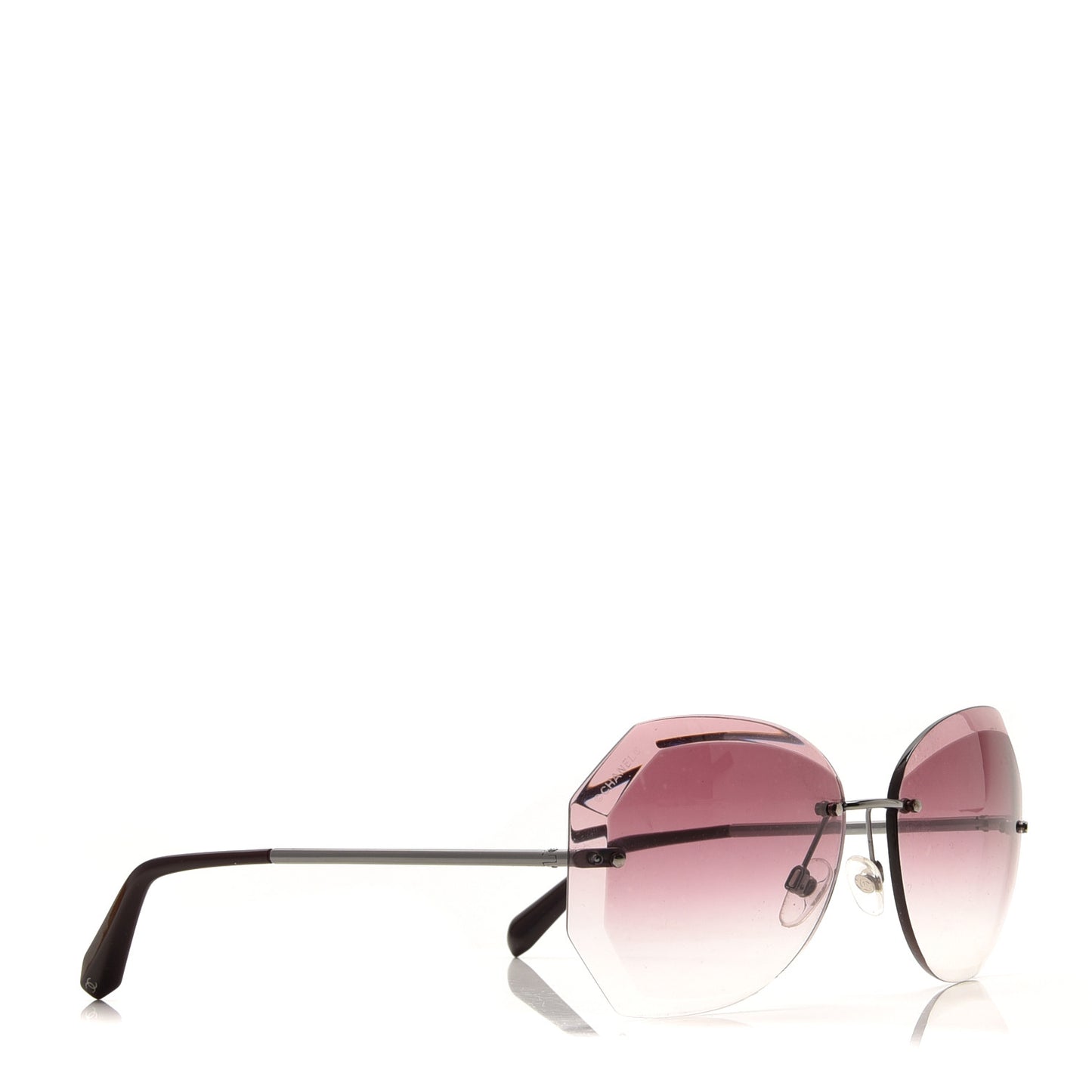 Metal Spring Round Sunglasses 4220 Pink