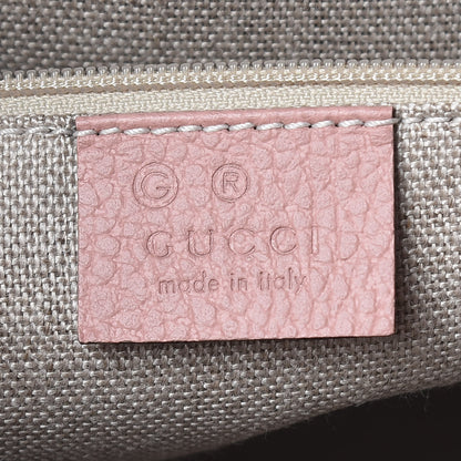 Gucci Calfskin Bamboo Tassel Top Handle Tote Soft Pink 11 of 13