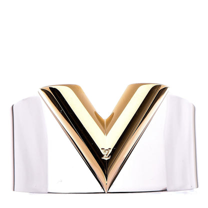 Louis Vuitton Metal Essential V Cuff Silver 1 of 3