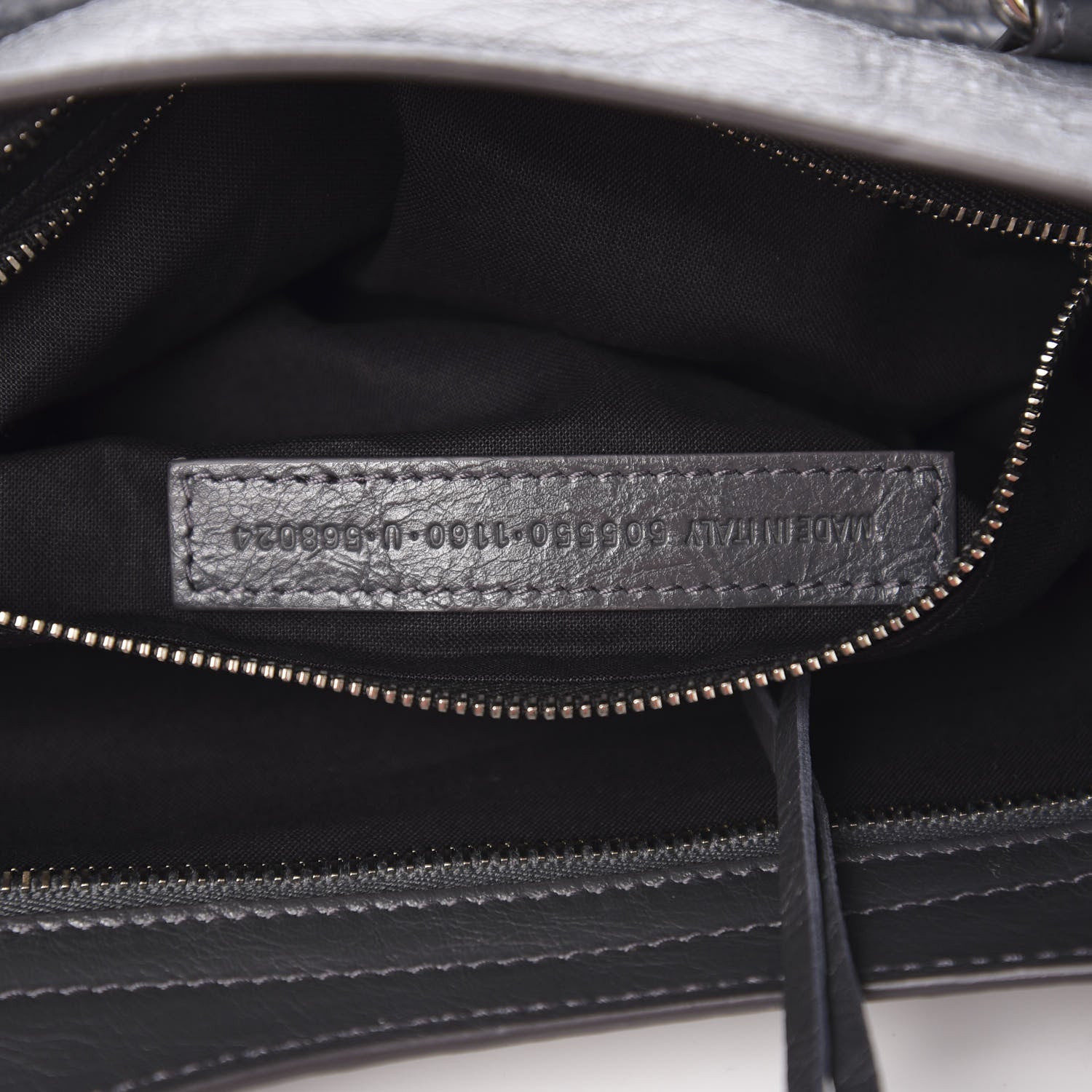 Balenciaga Agneau Classic Silver Hardware City Gris Fossile 6 of 9