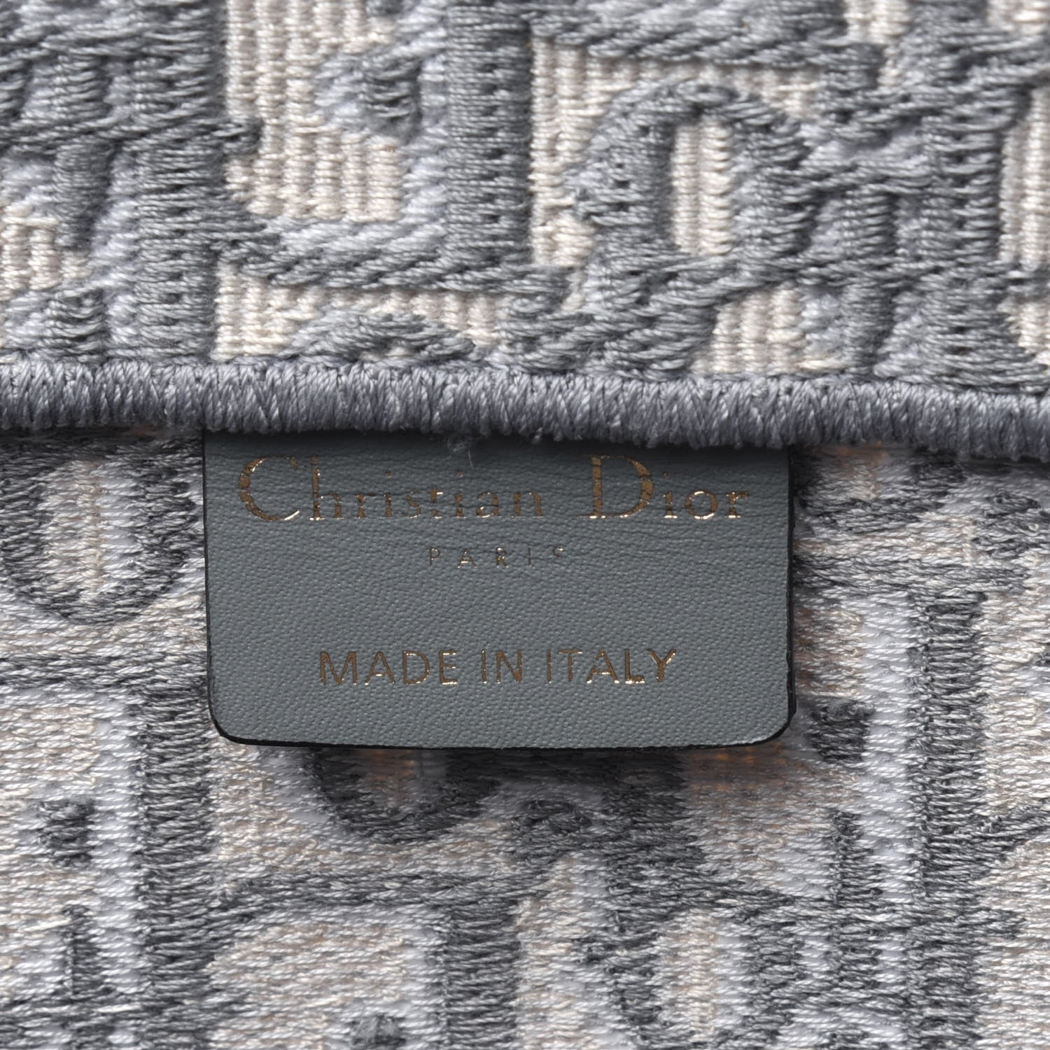 Christian Dior Oblique Medium Book Tote Grey 6 of 9