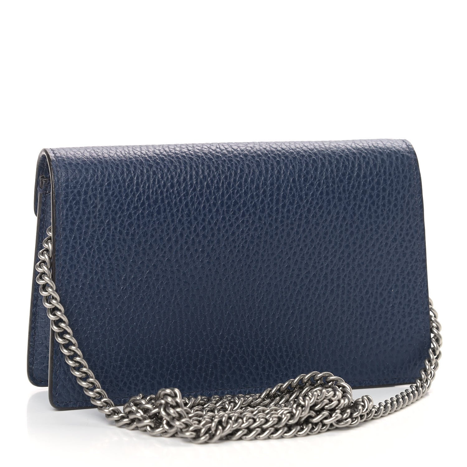 Gucci Dollar Calfskin Crystal Super Mini Dionysus Shoulder Bag Blue Agata Black Diamond 3 of 8