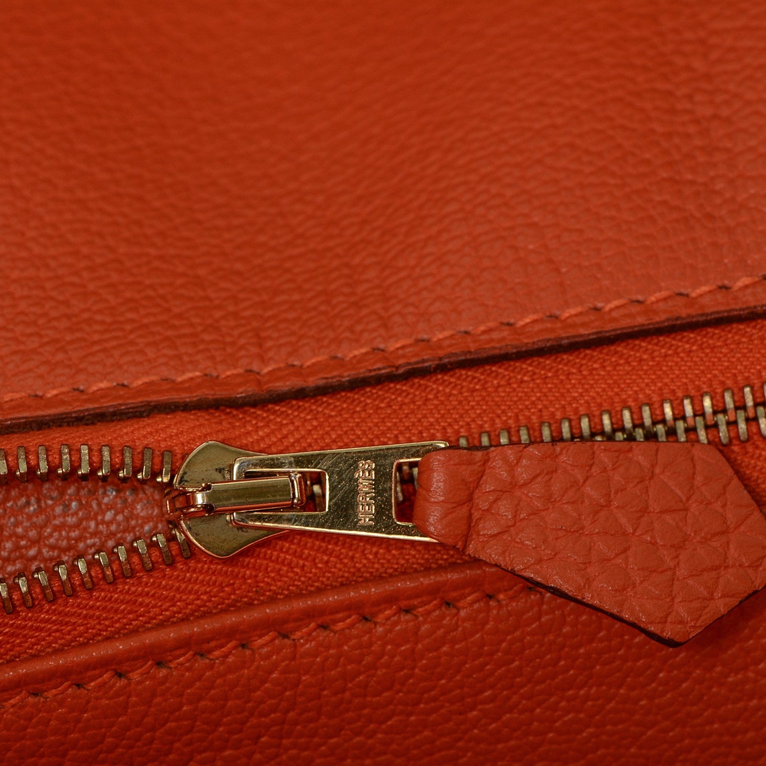 Hermes Togo Birkin 35 Orange 22 of 31