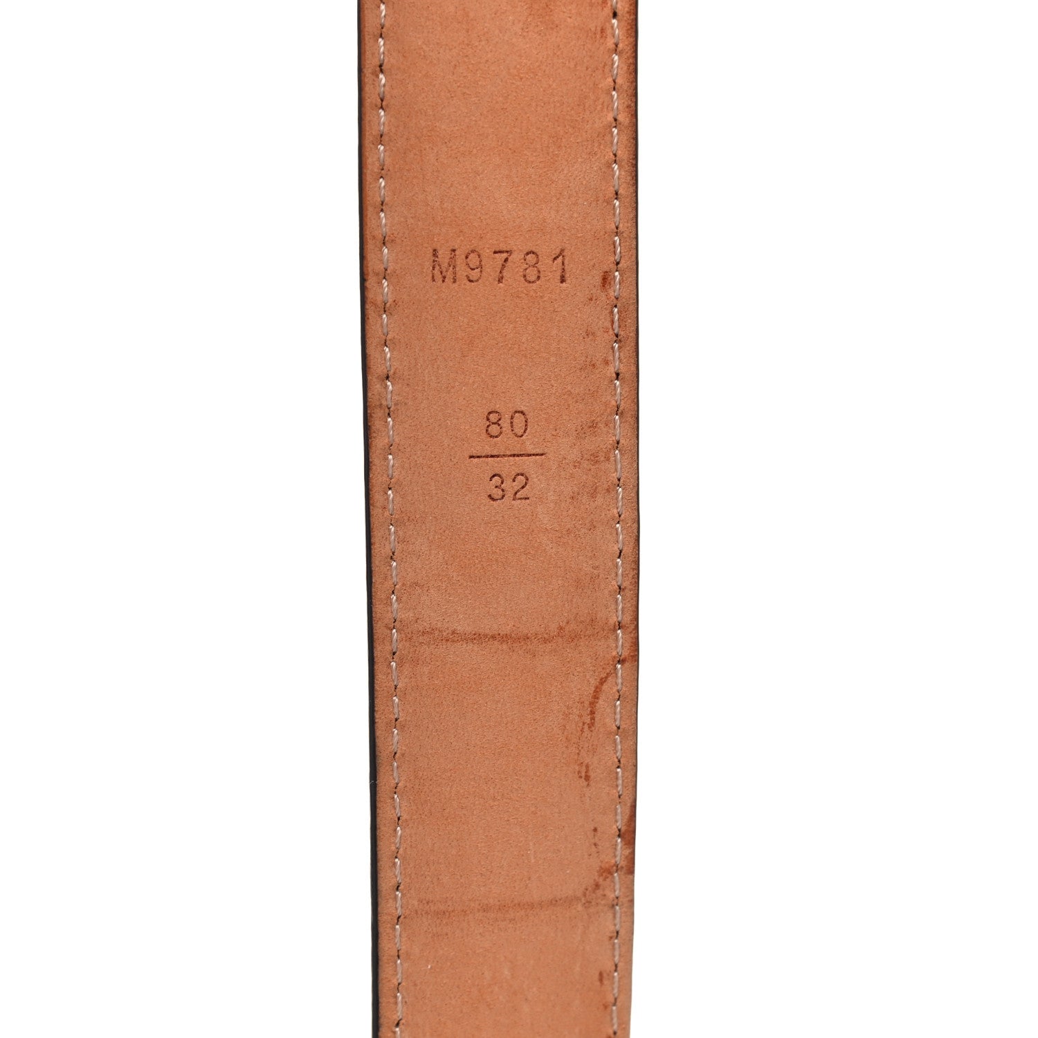 Louis Vuitton Mini Monogram 25mm LV Initiales Belt 80 32 4 of 9