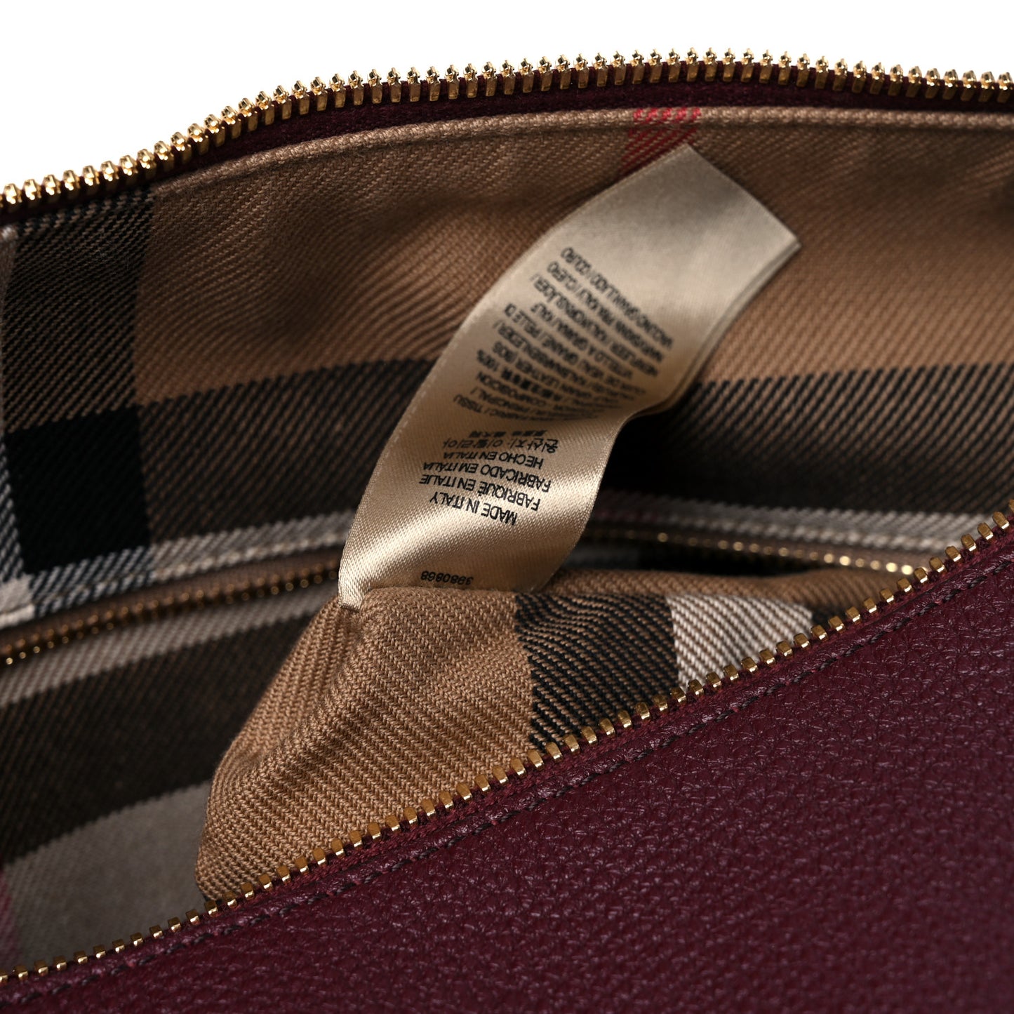 Derby Calfskin Medium Alchester Bowling Bag Mahogany Red