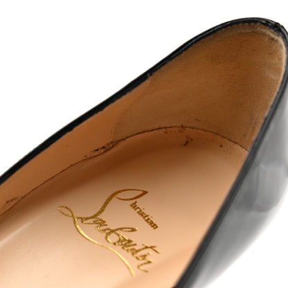 Christian Louboutin Patent New Decoltissimo 100 Pumps 36 Black 12 of 13