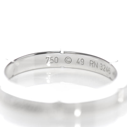 Cartier 18K White Gold 2.5mm Maillon Panthere Wedding Band Ring 49 5 4 of 5