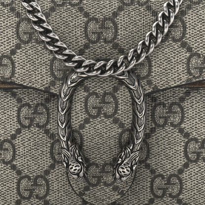 Gucci GG Supreme Monogram Super Mini Dionysus Shoulder Bag Taupe 7 of 10