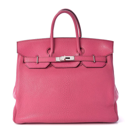 Hermes Chevre de Coromandel HAC Birkin 32 Fuchsia 1 of 19