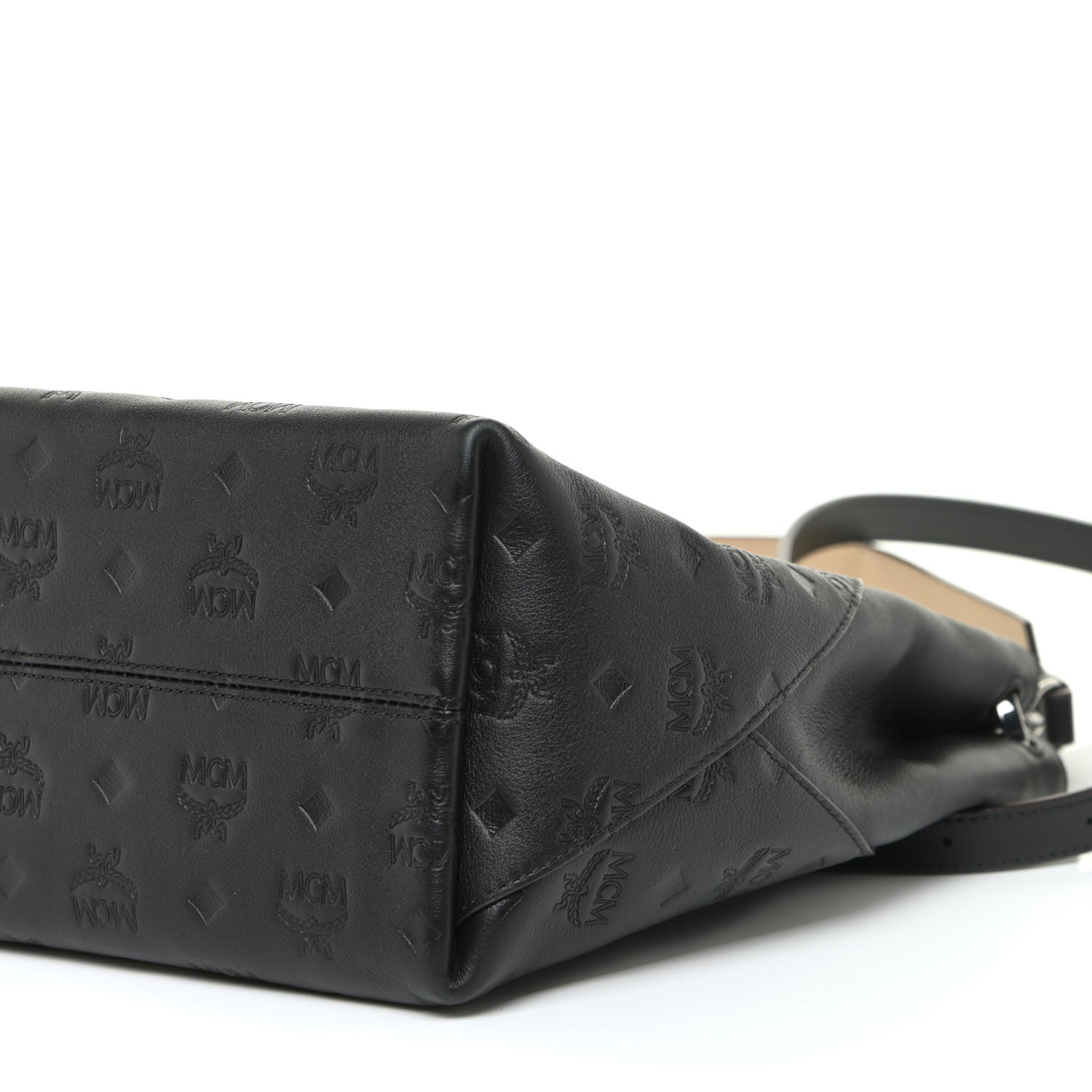 MCM Calfskin Ottomar Medium Klara Hobo Black 9 of 16