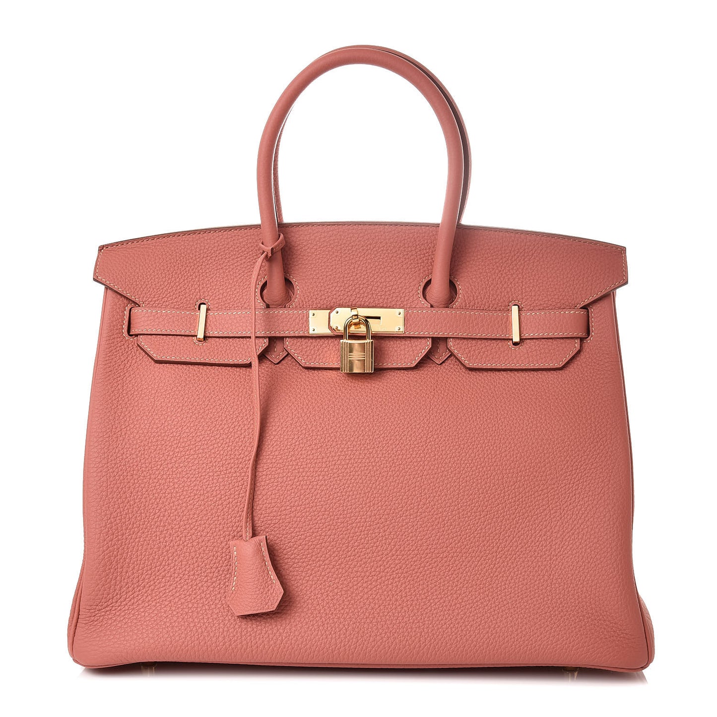 Togo Birkin 35 Rose Thé
