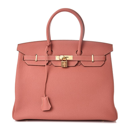 Hermes Togo Birkin 35 Rose Thé 1 of 34