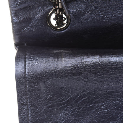 Chanel Metallic Aged Calfskin Quilted 2.55 Reissue 227 Flap Blue 13 of 13