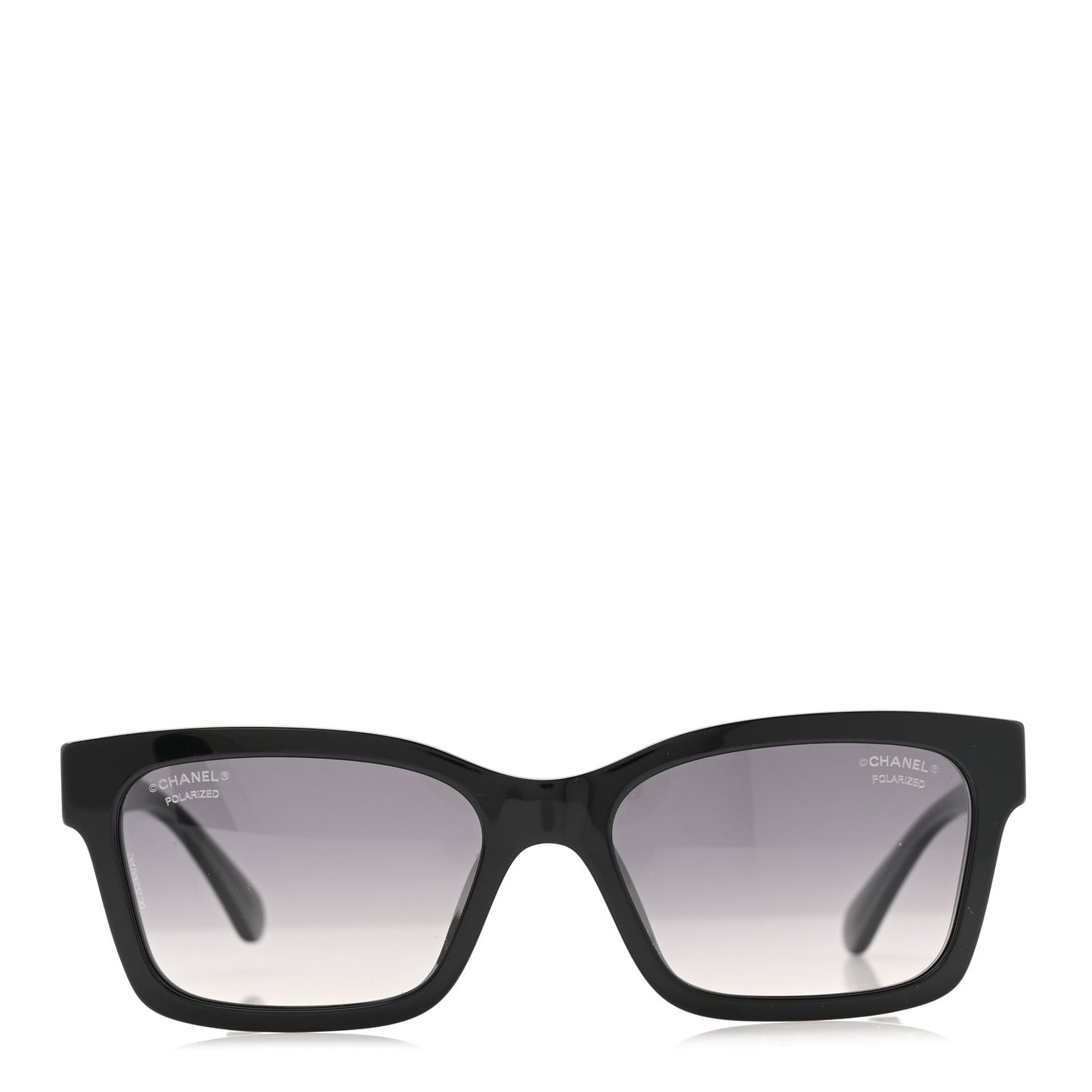 Acetate Polarized Square Sunglasses 5417-A Black