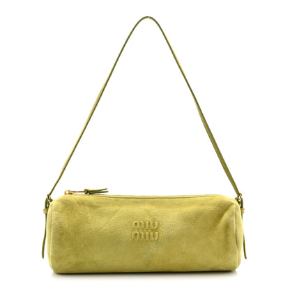 Miu Miu Suede Pouch Edera 1 of 9